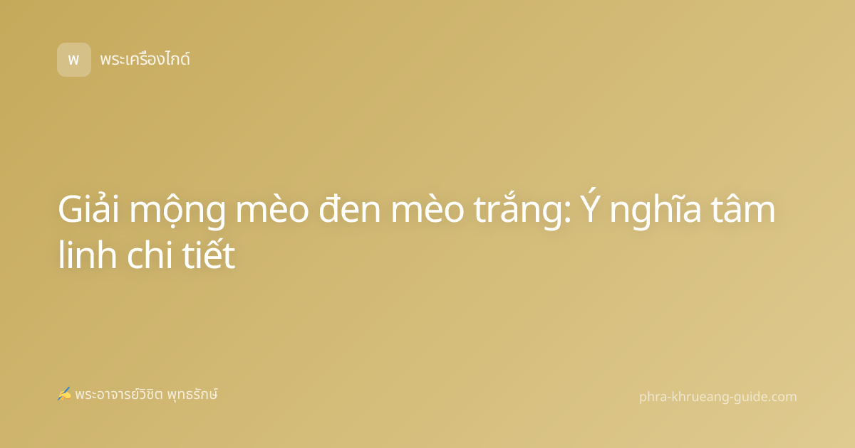 Giải mộng mèo đen mèo trắng: Ý nghĩa tâm linh chi tiết