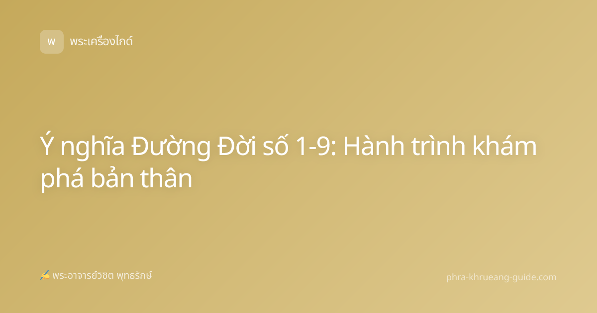 Ý nghĩa Đường Đời số 1-9: Hành trình khám phá bản thân